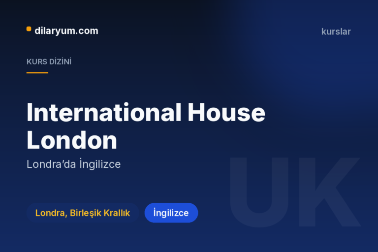 International House London, Londra, Birleşik Krallık